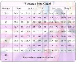 size chart measurement guide webcosplay cosplay costumes