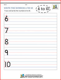 Maybe you would like to learn more about one of these? Kindergarten Printable Worksheets Writing Numbers To 10