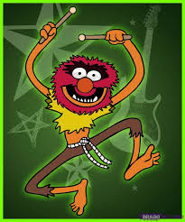 How To Draw Animal From The Muppets Step By Step Characters Pop The Muppet Show Characters Animal Muppet Animal Drawings