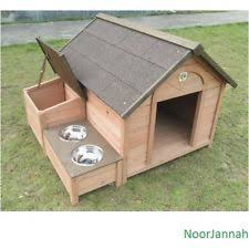 Outdoor Large Wooden Dog House Water Food Bowls Pet Bed Shelter Indoor Pallet Dog House Cool Dog Houses Wooden Dog House