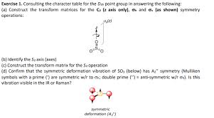 Solved Consulting The Character Table For The D3h Point G Chegg Com