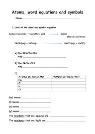 The meaning of a chemical formula a chemical formula is a shorthand method of representing the elements in a compound. Atoms Numbers Of Atoms And Chemical Equations Teaching Resources