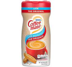 Personalized health review for nestle coffeemate original creamer: Nestle Coffee Mate Lite Original Non Dairy Powdered Creamer Canisters Discountcoffee Com