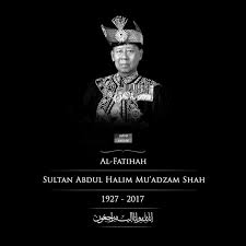 Kemangkatan almarhum sultan abdul halim mu'adzam shah bukan sahaja ditangisi rakyat jelata, malah turut dirasai juruiring. Astro Merafak Sembah Takziah Di Atas Kemangkatan Kebawah Facebook