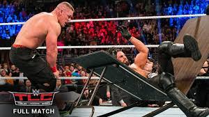 Full Match John Cena Vs Seth Rollins Tables Match Wwe Tlc 2014 John Cena Full Match Seth Rollins