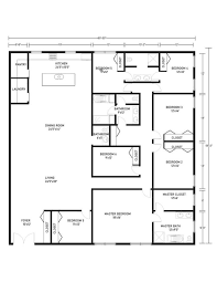 Barndominium with 3 bedrooms and 2 bathrooms 6 Bedroom Barndominium Floor Plans The 9 Best Available In 2021 Barndominium Floor Plans Metal House Plans House Layout Plans