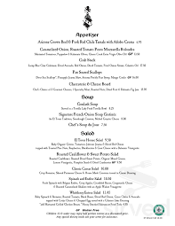 As far as a nice dining experience at the grand canyon's south rim, el tovar is probably your best bet. El Tovar Dining Room Menu In Grand Canyon Village Arizona Usa