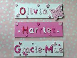 The numbers are ebay's category numbers, not number of listings. Children Kids Wooden Name Plaque Personalised Bedroom Boy Girl Door Wall Sign Ebay Wooden Name Plaques Kids Door Signs Door Signs Diy