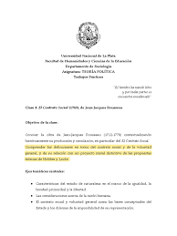 Rousseau en su majestuosa obra el contrato social plantea una teoría jurídico−política acerca del estado, una tentativa de establecer los fundamentos del derecho político. Clase 4 Rousseau Contrato Social Jean Jacques Rousseau