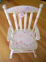 personalized handpainted rocking chairs rocking chairs for kids children s wooden rockers kid s painted rocking chairs hand painted chairs painted chairs