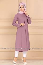 Modaselvim Tunik Aksesuar Dugmeli Tesettur Tunik 8007mda386 Gul Kurusu Moda Stilleri Moda Stil