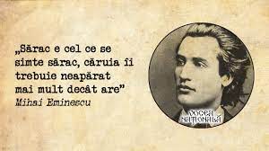 Toate au trecut pe lume, numai răul a rămas. Despre SÄƒrÄƒcie Citat De Mihai Eminescu Vocea NaÈ›ionalÄƒ