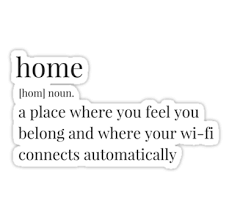 Home Definition Sticker By Ayladsilva Funny Stickers Funny Quotes Cute Stickers