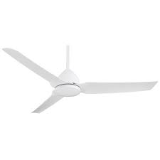 Minka Aire Java 54 In Indoor Outdoor White Ceiling Fan With Remote Control F753 Whf The Home Depot In 2020 Ceiling Fan With Remote Ceiling Fan White Ceiling Fan