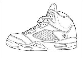 Nike Air Jordan Drawing Jordan Coloring Book Sneakers Illustration Sneakers Drawing