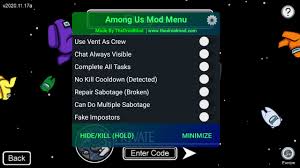 For download you just need to click the download button and after the file is ready to download you are able to download. Android Among Us Version 11 17a Found This Mod Menu It Works But There S No Always Imposter Dose Anyone Have A Menu With Always Imposter Amongusmods
