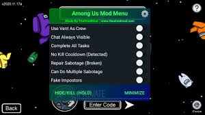 You will have to download some things, carefully replace files; Android Among Us Version 11 17a Found This Mod Menu It Works But There S No Always Imposter Dose Anyone Have A Menu With Always Imposter Amongusmods
