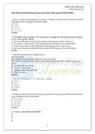 Check spelling or type a new query. Soal Ujian Ut Pgsd Pdgk4108 Matematika Pdfcoffee Com
