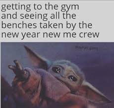 The most iconic baby yoda meme to emerge centres around a scene which sees the lil' guy holding a cup of soup with a cheeky grin on his face. Pin By Patricia Rodriguez On Gym Memes Gym Memes Funny Gym Memes Workout Humor