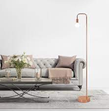 There are 1590 gold floor lamp for sale on etsy, and they cost £86.88 on average. Floor Lamp For Living Room Industrial Rose Gold Metal Arched Standing Lamp Includes 4w Led Li Reading Lamp Floor Living Room Industrial Modern Bedroom Decor