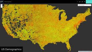 OC] US mean income visualized for each zip code with red = high income,  green = low income. : r/dataisbeautiful