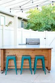 Outdoor kitchen islands backyard baseball characters templates. Outdoor Kitchen Island Build Plans Houseful Of Handmade