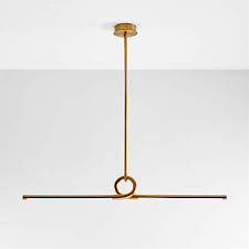 Check spelling or type a new query. Beau Loop Brass Linear Pendant Light Crate And Barrel