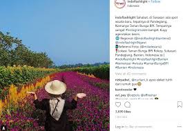 Taman bunga nusantara didirikan atas prakarsa ibu dani bustanil arifin pada tahun 1992. Wisata Kekinian Taman Bunga Bpi Spot Instagramable Hits Di Pandeglang