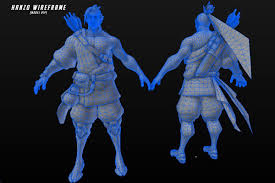 Overwatch Wireframes Character Design Overwatch Wireframe