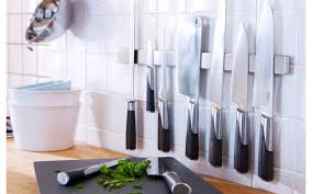 Which adhesive will hold a magnetic knife holder on the wall? Microapartment Space Optimized Tiny Home