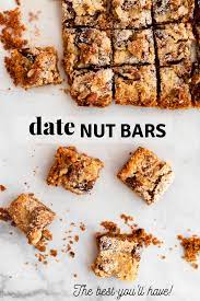 Date Nut Bars The Best I Ve Ever Had Every Little Crumb Recipe Date Nut Bars No Bake Bars Cookies Recipes Christmas