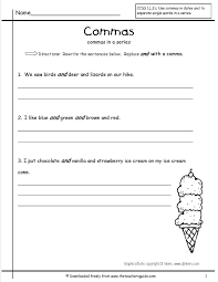 Commas In A List Worksheet Mas In A Series Worksheet Journeys Lesson 20 Dex The In 2020 Commas In A Series 2nd Grade Worksheets First Grade Lessons
