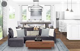 Modern Bohemian Coastal Industrial Farmhouse Living Room By Havenly Farm House Living Room Open Living Room Design Contemporary Living Room Design