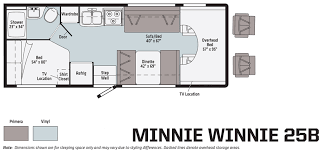 At seven feet wide and with multiple open floorplans to choose from, experience the camper life the way you want. Floorplans In The Winnebago Minnie Winnie And Spirit Lichtsinn Rv Blog