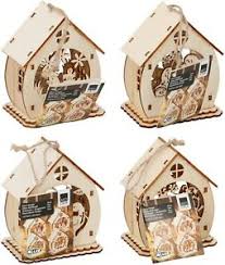 Erfreuen sie ihre familie und für diese dekoration brauchen sie nicht viel geld aufzuwenden. Osterdeko Osterhaus Tischdeko Holz Led Lampe Leuchte Ostern Deko Anhanger Tiere Ebay