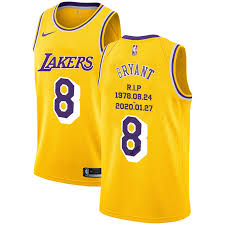 All of our jerseys comply with international quality standards, all stitched and are greatly appreciated in a variety of different markets. Lakers 8 Kobe Bryant Yellow Nike R I P Swingman Jerseys