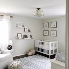 I was afraid the white would not be manly enough, but with the gray colors and blue (we accented with a smoky dark blue), some vintage toy cars and hot air balloons, it's perfect! Here S What S Trending In The Nursery This Week Project Nursery Baby Room Decor Baby Decor Baby Sleep Problems