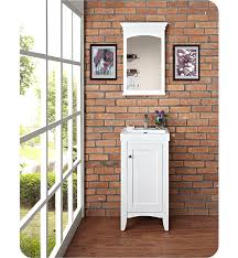 18'' w x 19'' d; Fairmont Designs 1512 V1816 Shaker Americana 18 Vanity In Polar White