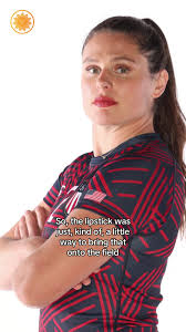 "You don't have to sacrifice your femininity to play any sport," says  Olympic rugby player @Ilona Maher, who wears lipstick