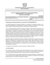UNIVERSIDAD AUTÓNOMA DEL ESTADO DE MÉXICO ACTA DE LA REUNIÓN EXTRAORDINARIA  DEL COMITÉ DE INFORMACIÓN CORRESPONDIENTE AL 18