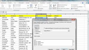 Sie möchten in excel mehrere tabellen zusammenführen? Excel Text In Spalten Informationen Trennen Youtube