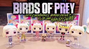 Birds Of Prey Harley Quinn Funko Pops Youtube Pop heroes harley quinn glow in the dark vinyl figure (other). birds of prey harley quinn funko pops