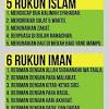 Rukun islam terdiri dari lima poin. 1