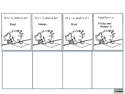 Calvin Algebra Misconceptions Math Expressions Math Jokes Math Cartoons