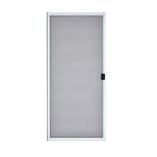 Screen doors are great for letting breezes in and keeping bugs out — but they can also do so much more. Unique Home Designs 36 In X 80 In Adjustable Fit White Metal Sliding Patio Screen Door Ispm500036wht The Home Depot