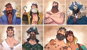 Cannon was this really the fastest way to the island? Draw A Portrait Of Your Sea Of Thieves Pirate By Vannachu Fiverr