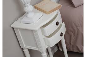 Table de chevet noir tiroir cannage palma 2 tables de chevet pier import. Table De Nuit En Bois Blanc Agatha Hellin
