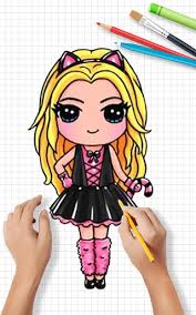 See more ideas about drawings, cute drawings, cool drawings. Download How To Draw Cute Girls Drawing Girl Step By Step Free For Android How To Draw Cute Girls Drawing Girl Step By Step Apk Download Steprimo Com