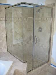 Semi Frameless Shower Enclosure With A 90 Degree Glass To Glass Return Panel This Door Is A Litt Shower Enclosure Frameless Shower Enclosures Frameless Shower