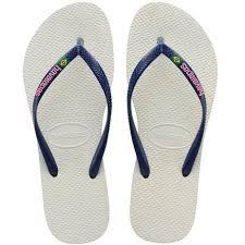 Produto confeccionado todo em borracha, palmilha com relevos, solado mais grosso que os chinelos convencionais e antiderrapante, garantindo maior segurança durante o caminhar. Chinelo Havaianas Slim Brasil Feminino Chinelo Feminino Magazine Luiza